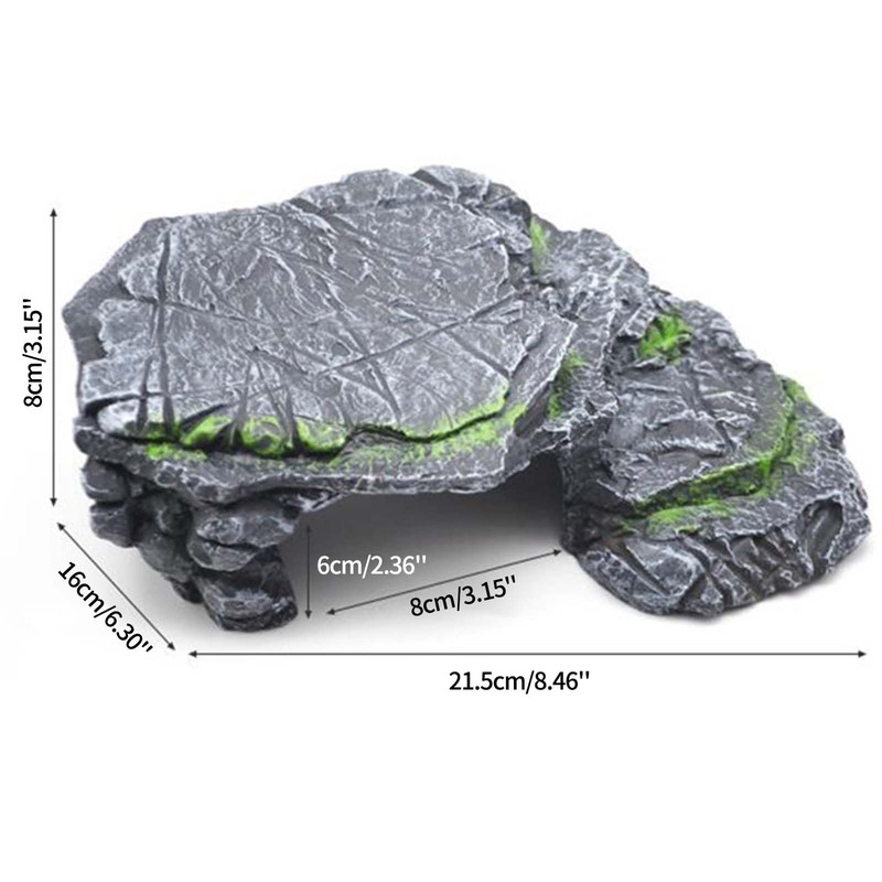Moonorange Turtle Basking Platform Turtle Tank Decoration for Aquariums &