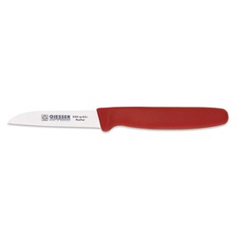 Giesser seit 1776 - Made in Germany - Gemüsemesser rot, Klinge 8 cm, rutschfest, kleines Küchenmesser spülmaschinenfest, rostfrei