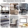 ZIJINJIAJU Clear Table Cover Protector Clear Table Protector pad 1.5mm