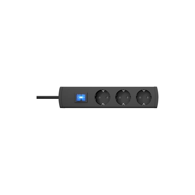 Kopp Universal Plus Power Strip, black, 232505009