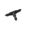 Raindrip 307010B, Barbed Tee, 1/4-Inch, 10-Pack, Drip Irrigation Fitting for