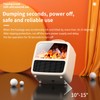 2nd Generation Mini Electric Space Heater with 3D Flames, Portable