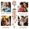 INFUNLY Fairies Wind Chimes for Outside 5.5"×5.4" Metal Windchime with