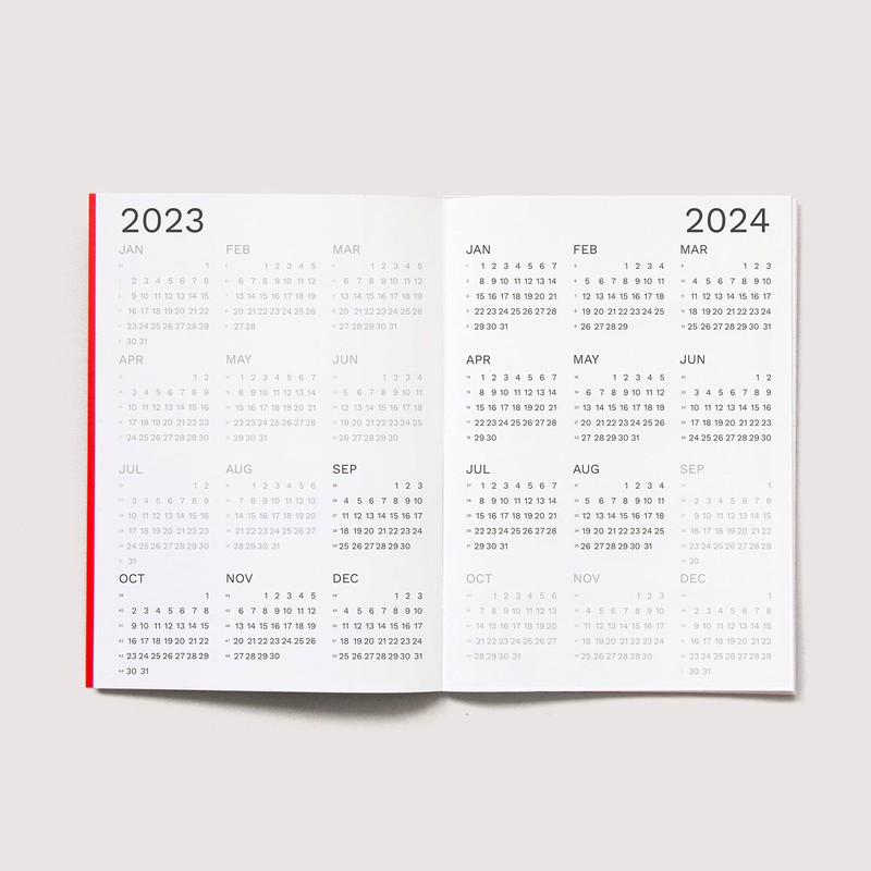 OD OCTÀGONDESIGN Sep23 to Aug24, Monthly Planner, Similar A5 Size