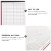SEWACC Portable Golf Scorebook Leather Cover Stylish Scorecard Holder for