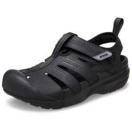 Crocs 209875-001-M10 Yukon Fisherman Black Black