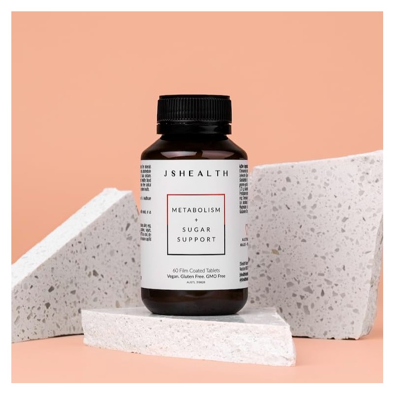 JSHealth Vitamins Metabolism + Sugar Support Formula, Energy Support, Metabolism