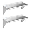 ROCKPOINT ROCKPOINT Stainless Steel Shelf 10 x 30 Inches 225lb,