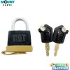 MOUNTPARTS 2Pack 246-2641 Padlock with 4 Keys 5P8500 For Caterpillar