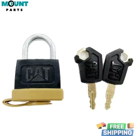 MOUNTPARTS 2Pack 246-2641 Padlock with 4 Keys 5P8500 For Caterpillar CAT 5p8500 Padlock
