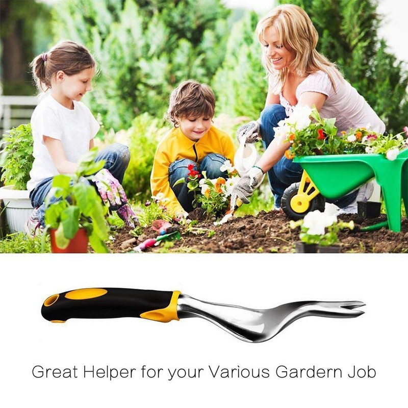 tooloflife Hand Weeder Dandelion Remover, Manual Weed Puller, Bendable, Fast
