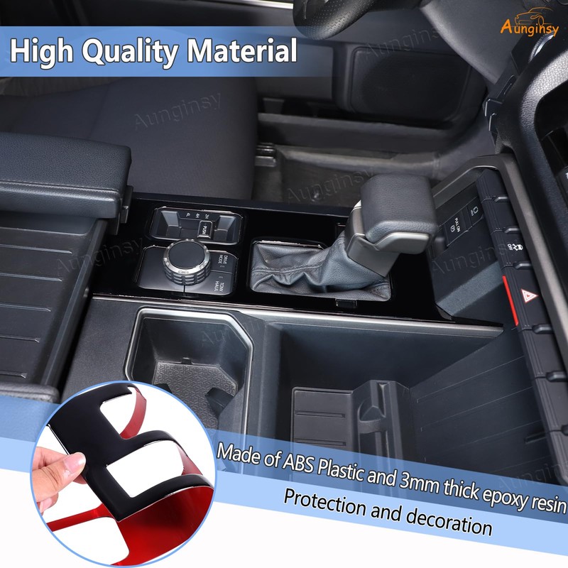Aunginsy Car Central Control Gear Shift Panel Trim Cover Compatible