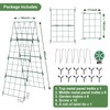 Heavy Duty 48"x16" Adjustable A-Frame Cucumber Trellis for Climbing Plants,iGreely