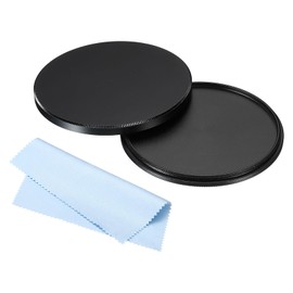 PATIKIL 67mm Lens Cap Camera Lens Cap Cover Universal Lens Filter Stack Cap Front Metal Protective Case Cover with Cleaning Cloth for Photography