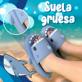 J.H. Company Sandalia Chancla Infantil Tiburon Flexible Baño 23-sxy