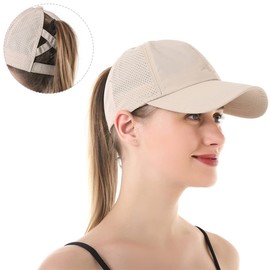 Baseball Cap Mens Embroidery Classic Washed Vintage Dad Cap Adjustable Summer Sun Unisex Quick Dry Hat Fashion Breathable Sports Running Climbing Hiking Khaki