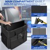 Double-Layer Desktop PC Tower Carrying Case, Travel Storage Bag for