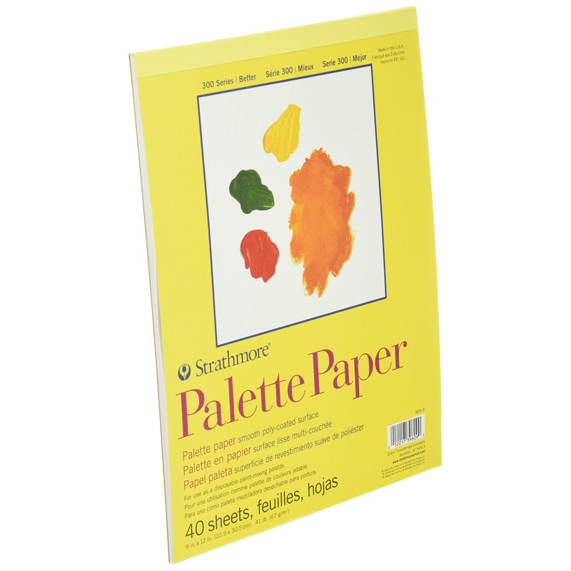 Strathmore 300 Series Palette Paper Pad, Tape Bound, 9x12 inches,