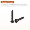 DTGN #12x1-1/2 Black Screws - 25Pack - 304 Stainless Steel