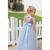Heart Cutout Sequins Tulle Flower Girl Dress Social Events Parties