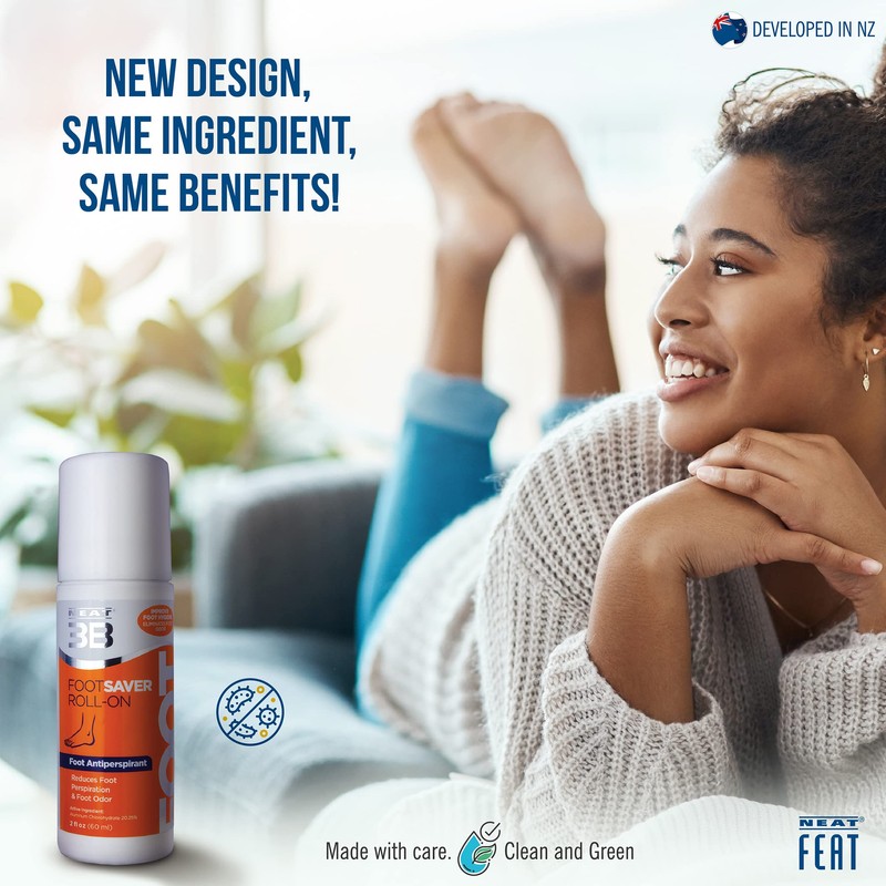 NEAT® 3B Foot Saver ROLL-ON ANTIPERSPIRANT for FEET 60ML