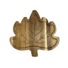 Godinger Leaf Acacia Wooden Serving Board 15" NEW