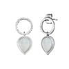 Engelsrufer Women's Earrings Moonstone in Teardrop Shape Pure Moon Silver