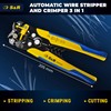 S&R 5-in-1 Automatic Wire Strippers Pliers/Crimping Tool with Cutter -