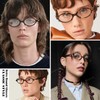 Breaksun Classic Round Glasses for Women Men Retro Oval Frame