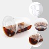 Hxezoc 16 oz Clear Plastic Cup with Lids and Straws,