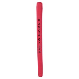 STUDIO CRAFTED Golf 0 Putts Given Pistolini Style Putter Grip tamaño mediano (rojo/negro)