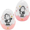 Sheepworld 48581 Egg Cup Shaker Set with "Von Herzen" Motif