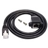 Cable de red Ethernet Cat 6 RJ45 macho a hembra