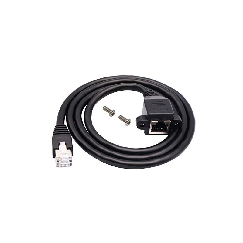 Cable de red Ethernet Cat 6 RJ45 macho a hembra