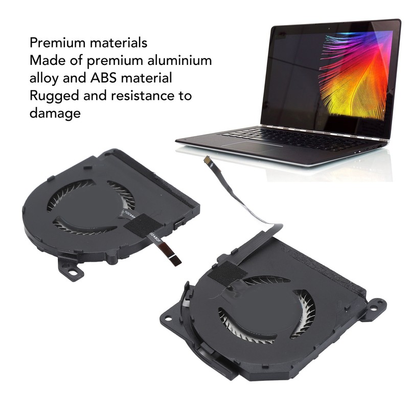 2pcs Laptop Cooling Fan Professional Replacement Cooler Fan Compatible for