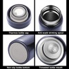 Small Flask, Cute Water Bottle, Vacuum Insulated Flask for Hot