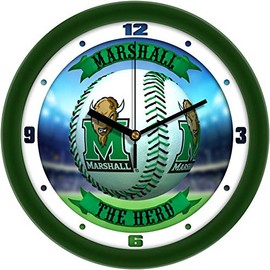 Marshall University Thundering Herd - Home Run Wall Clock