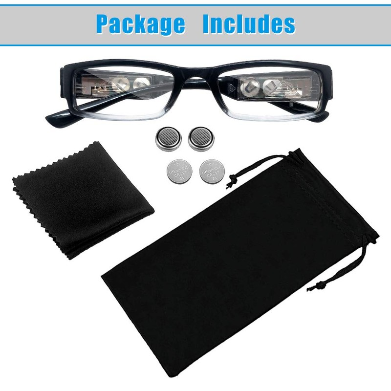 DuanMei Reading Glasses with Light Magnifying Glasses with Light Led