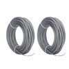 2PCS 24m 2.0mm Grass Trimmer Line, Lawn Mower Wire Rope
