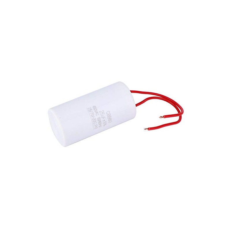 RIZGHWOY Capacitor de Arranque, 25UF 450VAC, para Aparatos Eléctricos Pequeños,