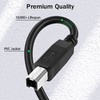 Mygatti Druckerkabel 1.5m/2 Stück,Typ A auf Typ B Drucker Kabel,USB