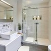 Shower Mat, Non-Slip Square Bath Mat, 48 x 48 cm,