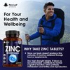 Zinc 50mg High Strength - Zinc Tablets with Copper, Pure