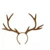 Unbranded Plush Reindeer Antler Christmas Headband Hair Band Headdress Costume