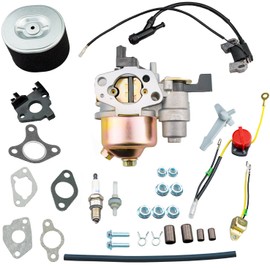 HZ Adjustable Carburetor Ignition Coil Air Filter Kit for Honda GX240 GX270 8HP 9HP Engine