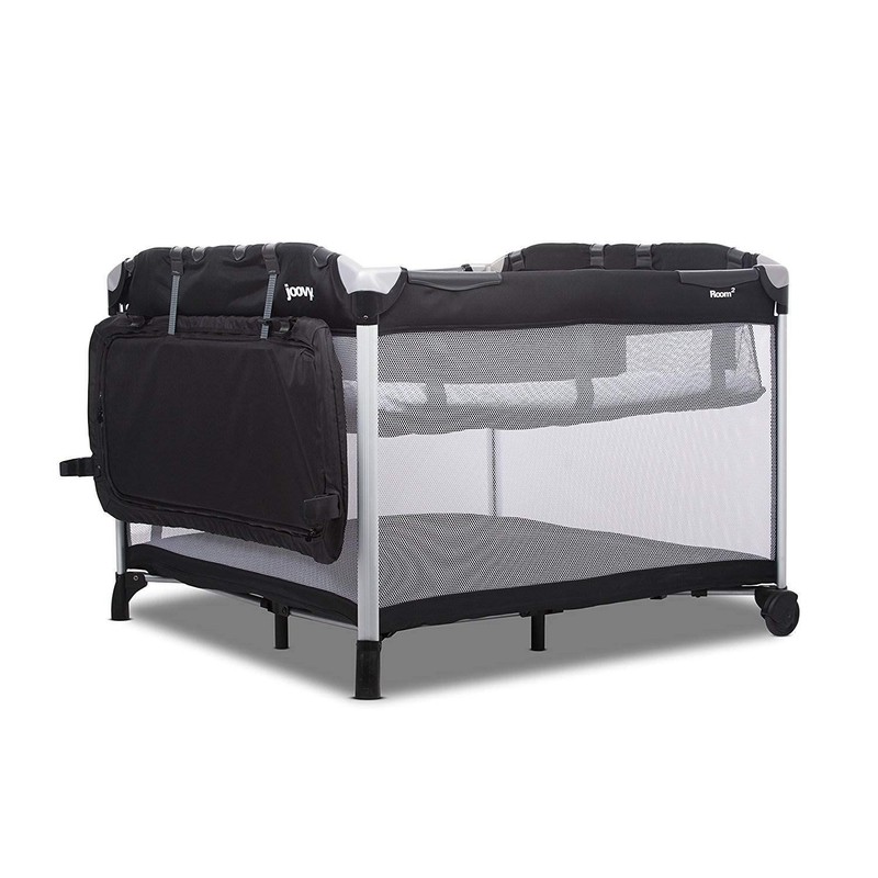 Joovy Room Twin Nursery Center with Bassinet, -Playard Sold Separately,