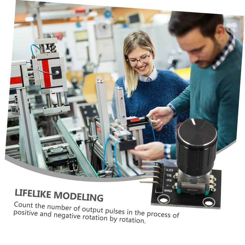 TEHAUX Rotary Encoder Module 5 Pcs Digital Potentiometer Rotary Ky-040