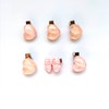 6Pcs Bow Rose Flower Hair Clips Heart Bow knot Hair