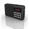 auvisio Mini Radio Bluetooth: FM-Taschenradio, Bluetooth, MP3-Player, Display, USB, microSD