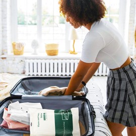 Nanaborn Disposable Bed Sheets and Pillowcases for Travel Hotel Portable Bedding